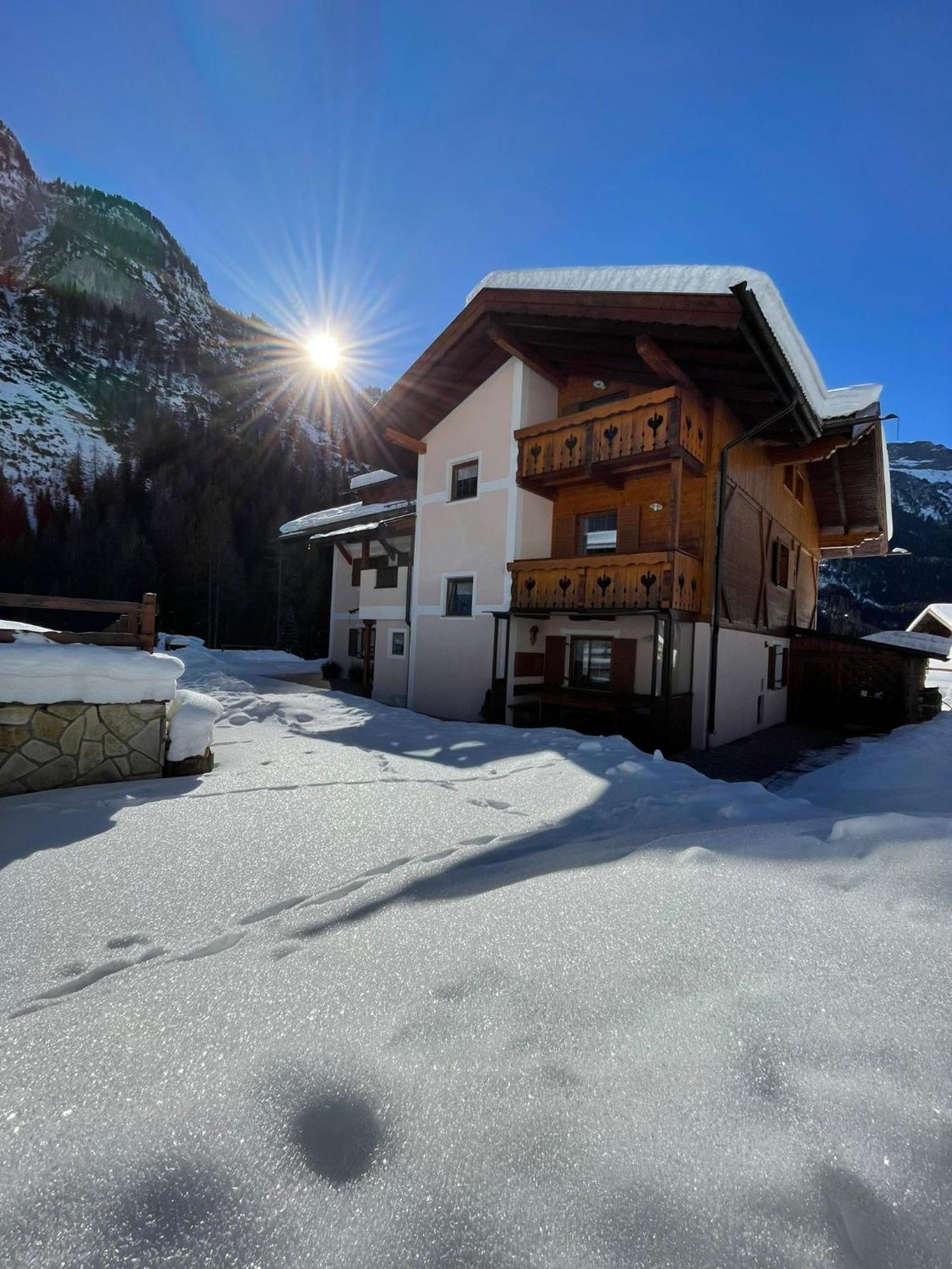 Ferienwohnung Cesa Mandi E Miky Canazei Exterior foto